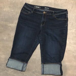 Ricki's Dark Blue Denim Capris